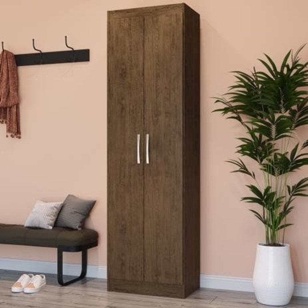 Roupeiro Multiuso 2 Portas Ibiza 4099 Amarula Marrom Doripel