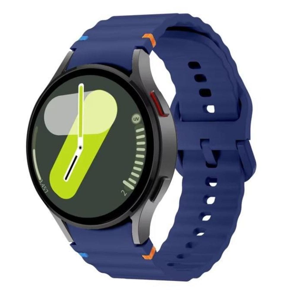 Pulseira De Silicone Para Samsung Galaxy Watch 7 - Midnight