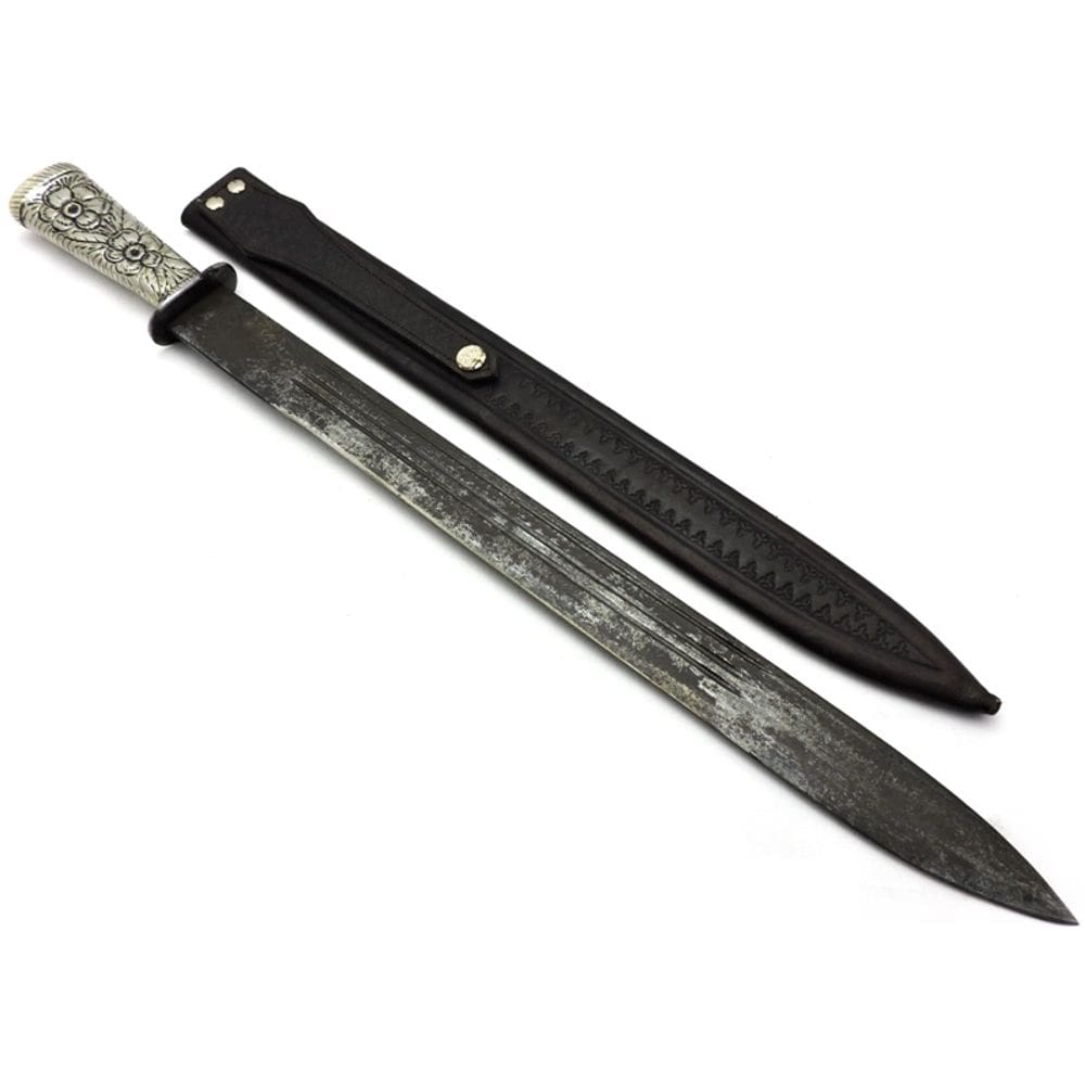 Antigo Facão Formiga Cabo Alpaca Mexicana Lâm 41 Cm