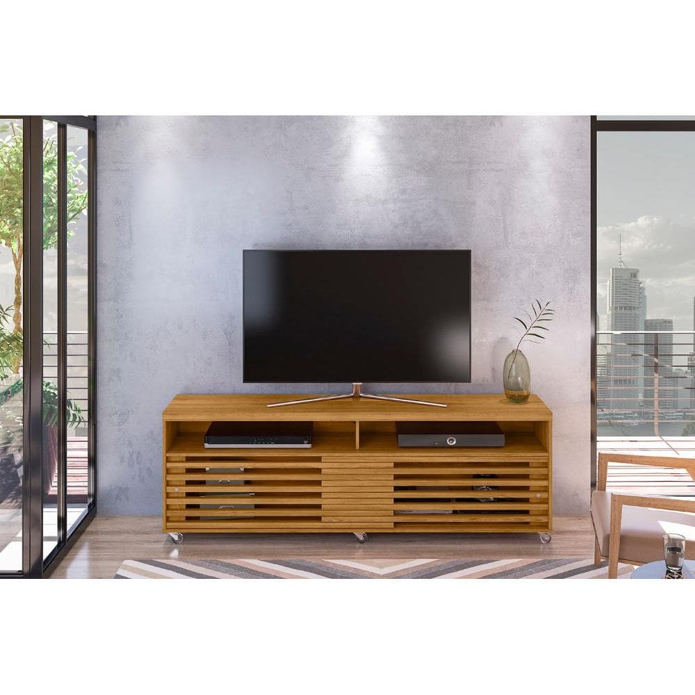 Bancada Frizz Cross para TV de até 65 polegadas - Cumaru - Madetec