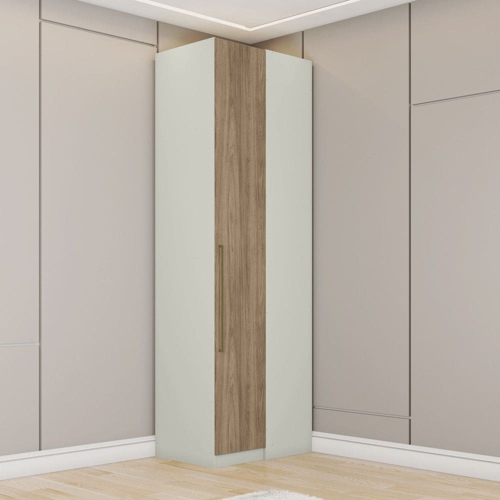Guarda Roupa Canto Reto 1 Porta Seletto Henn