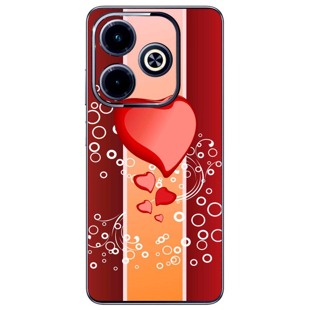 Capa Adesivo Skin372 Verso Para Infinix Hot 40i