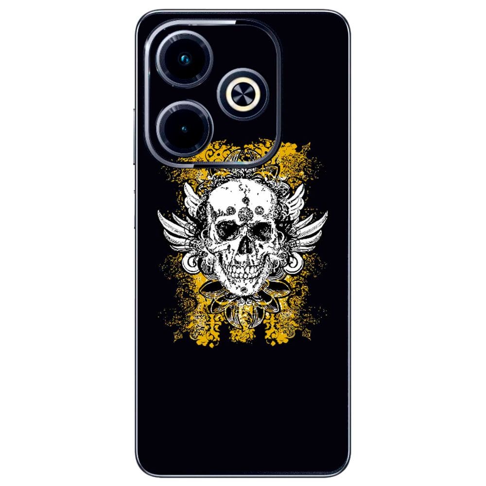 Capa Adesivo Skin374 Verso Para Infinix Hot 40i