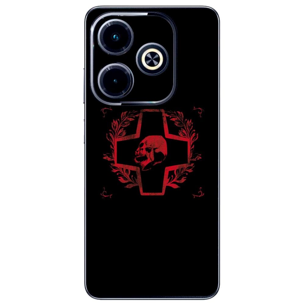 Capa Adesivo Skin023 Verso Para Infinix Hot 40i