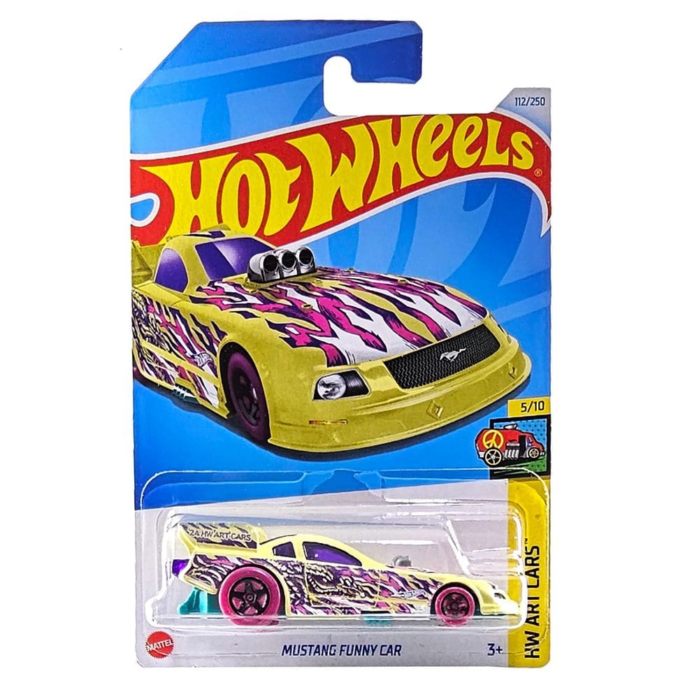 Hot Wheels Art Cars Mustang Funny Car Htd55
