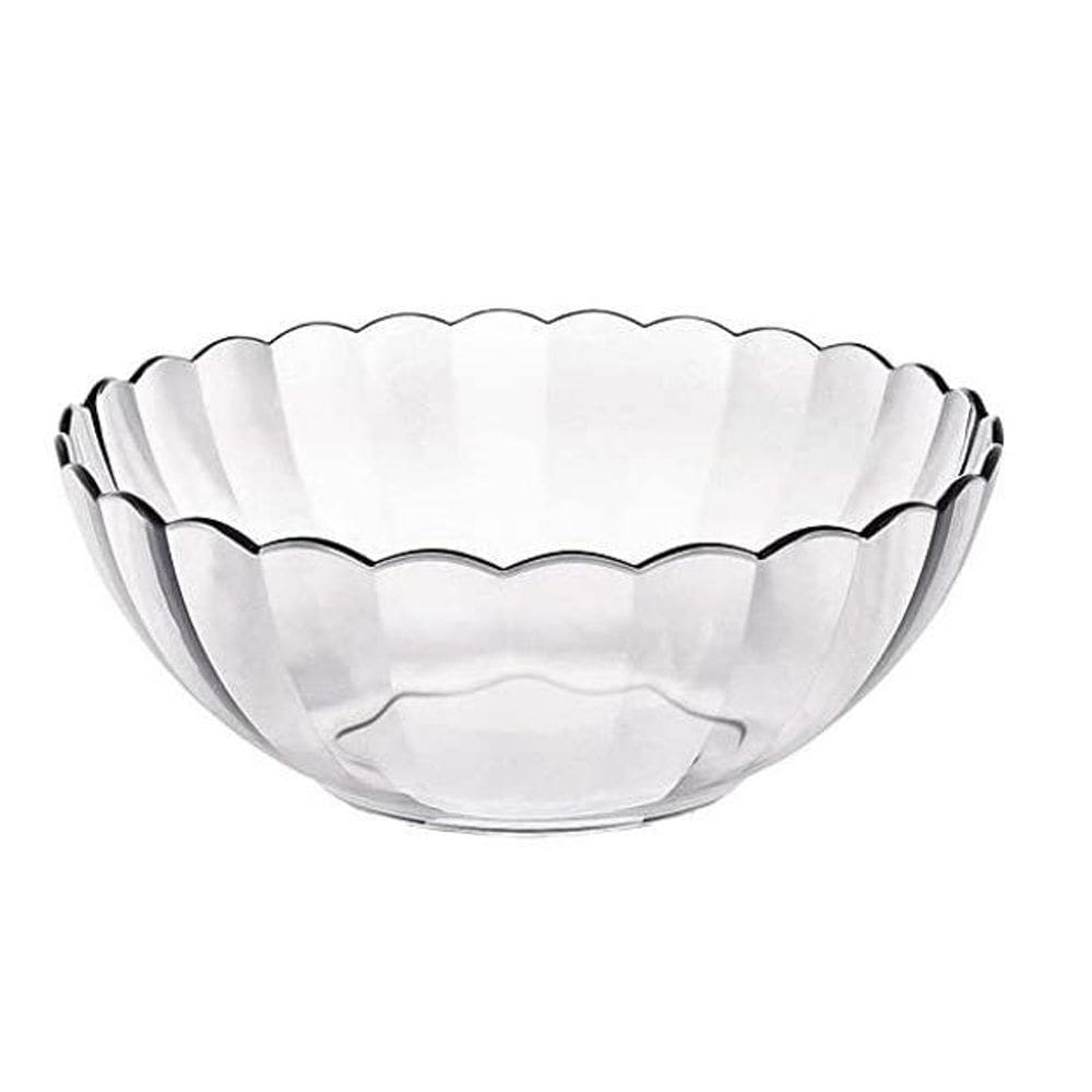 Tigela Bella Transparente Vidro Saladeira 3,1L Bowl