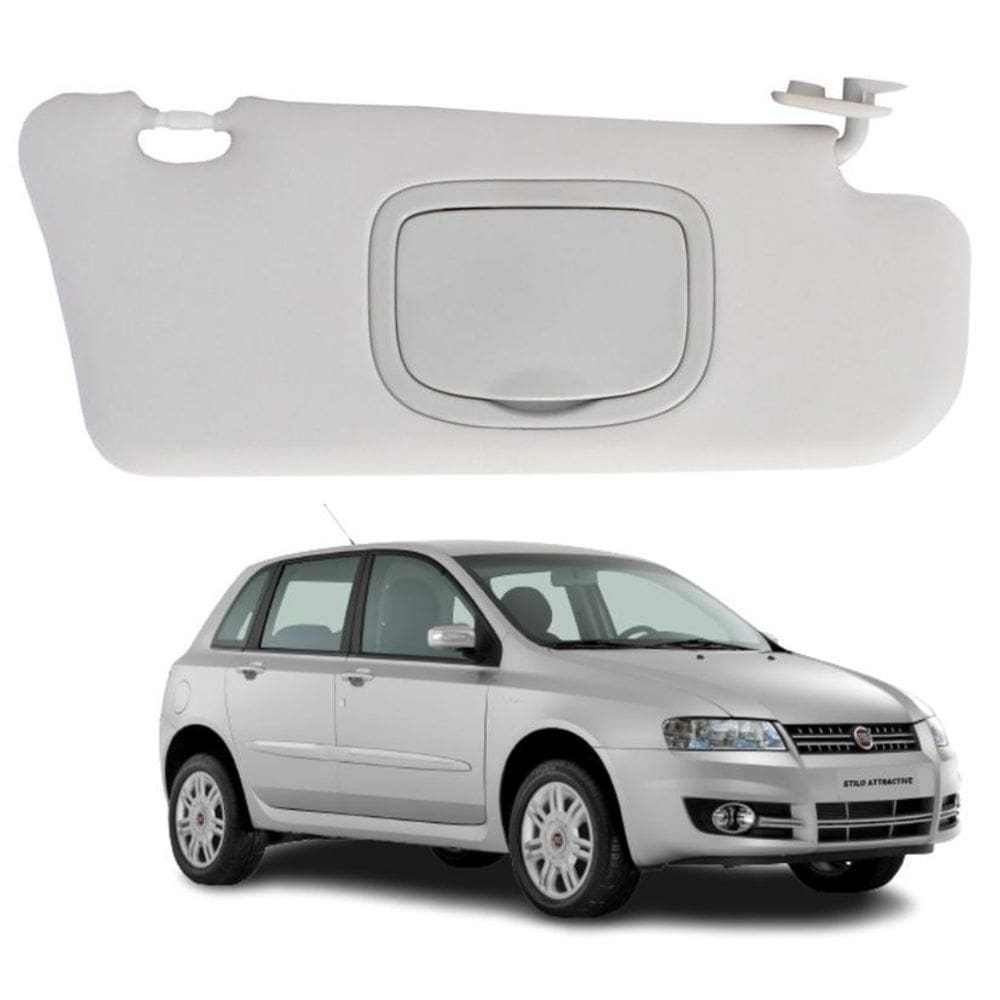 Quebra Sol Com Caixa Espelho Fiat Stilo 2003-2010 Ld Direito