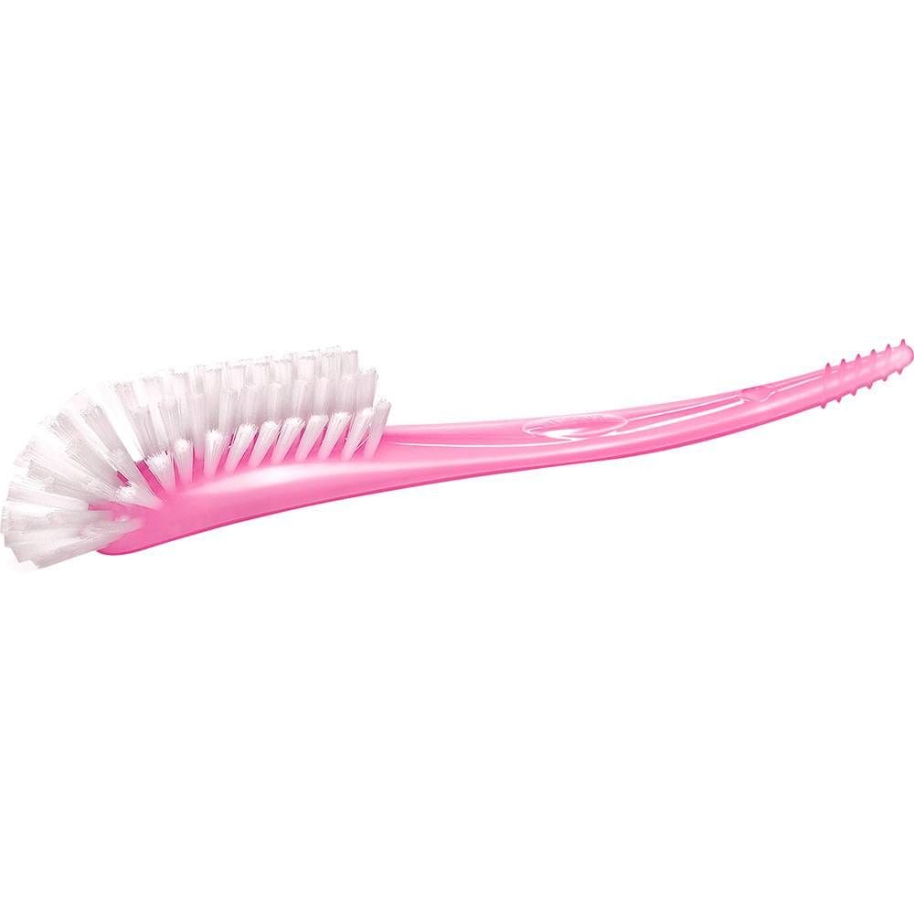 Escova para Lavagem de Mamadeiras e Bicos Avent Rosa