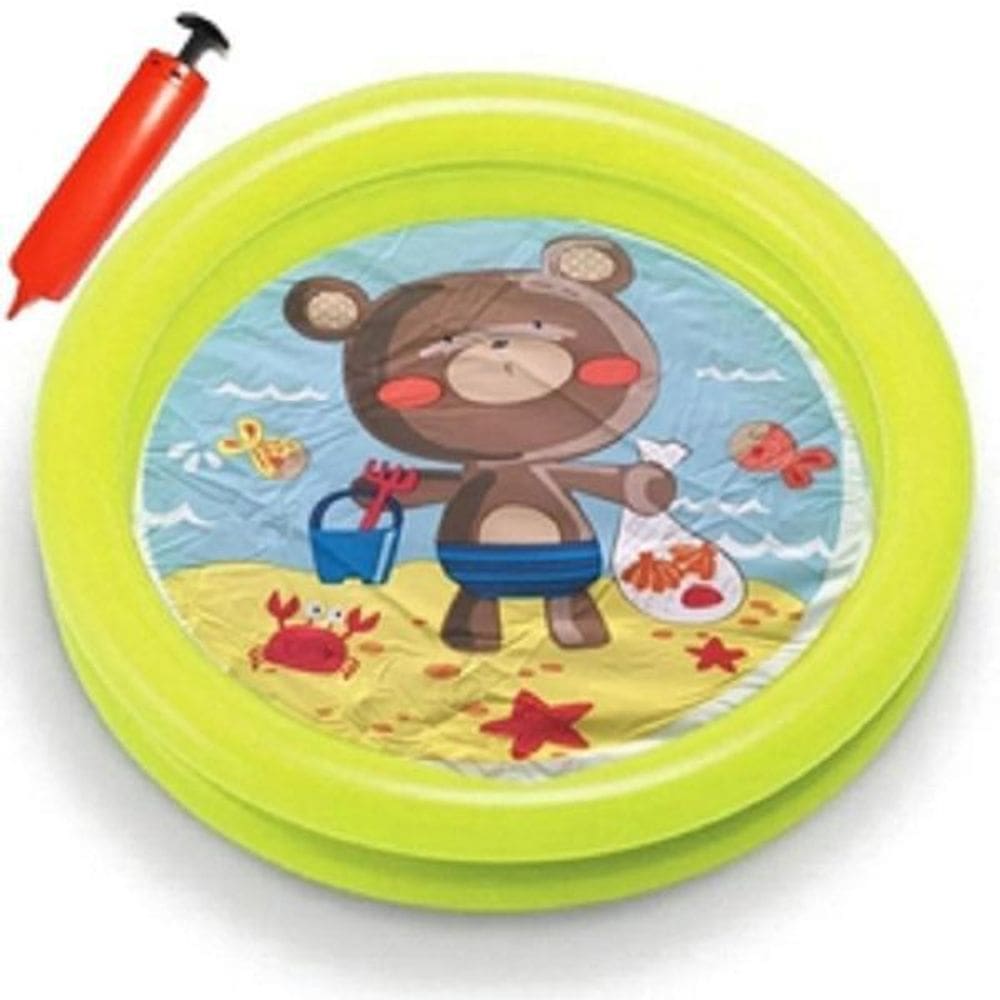 Minha Primeira Piscina 15 L  Ursinho Verde - Intex