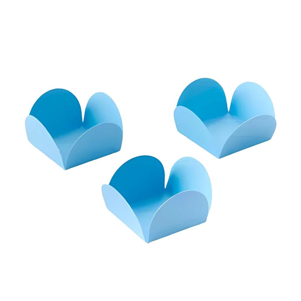 Forminha para doces azul claro lisa - 50 Unidades