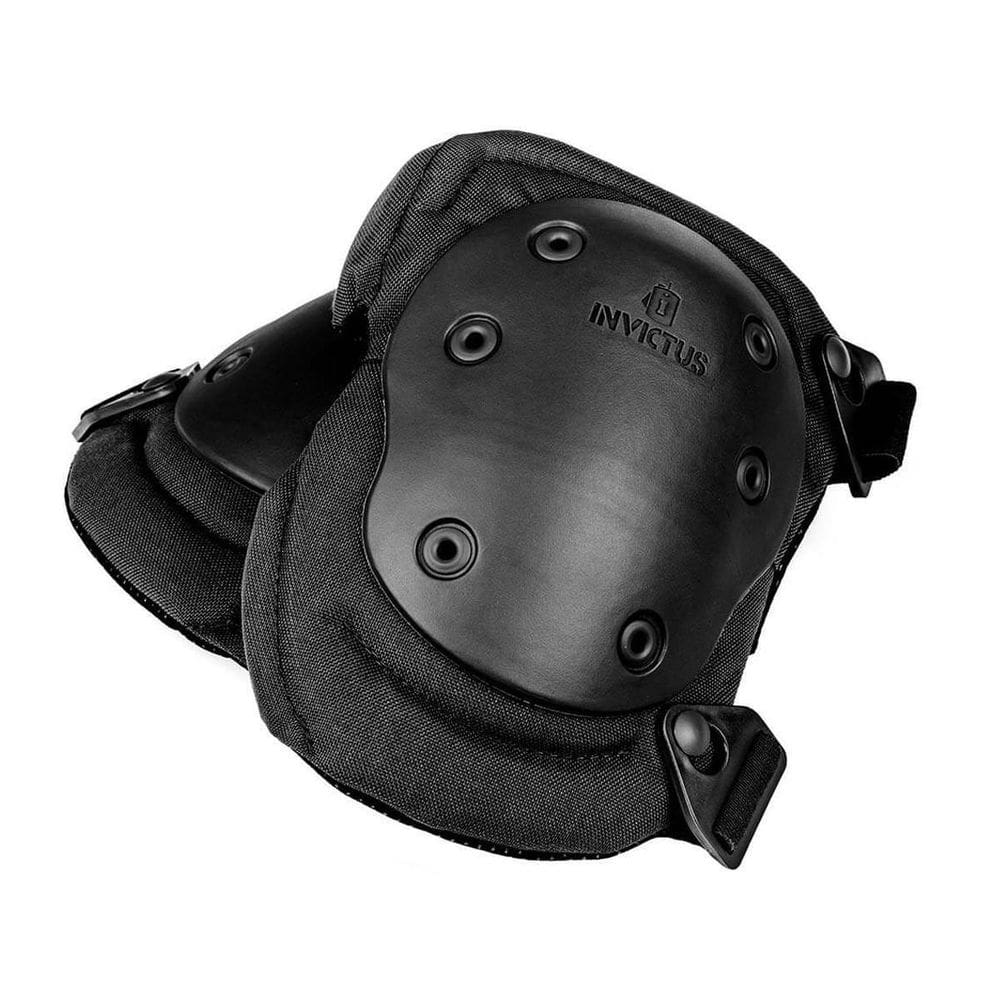 Joelheiras Protec Invictus Pretas TPU e EVA