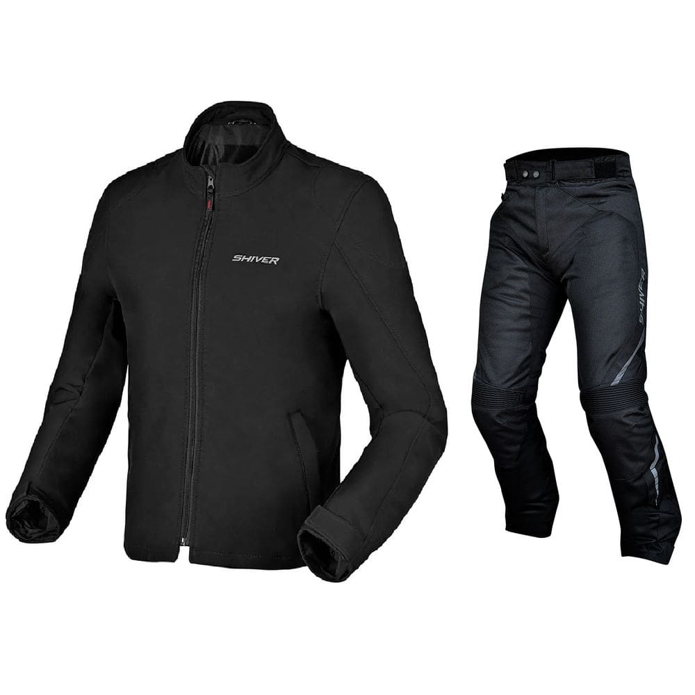 Conjunto Jaqueta Moto Motoqueiro Shiver Laguna Tipo X11 Texx Ronin Tam G + Calca Impermeavel Tam G