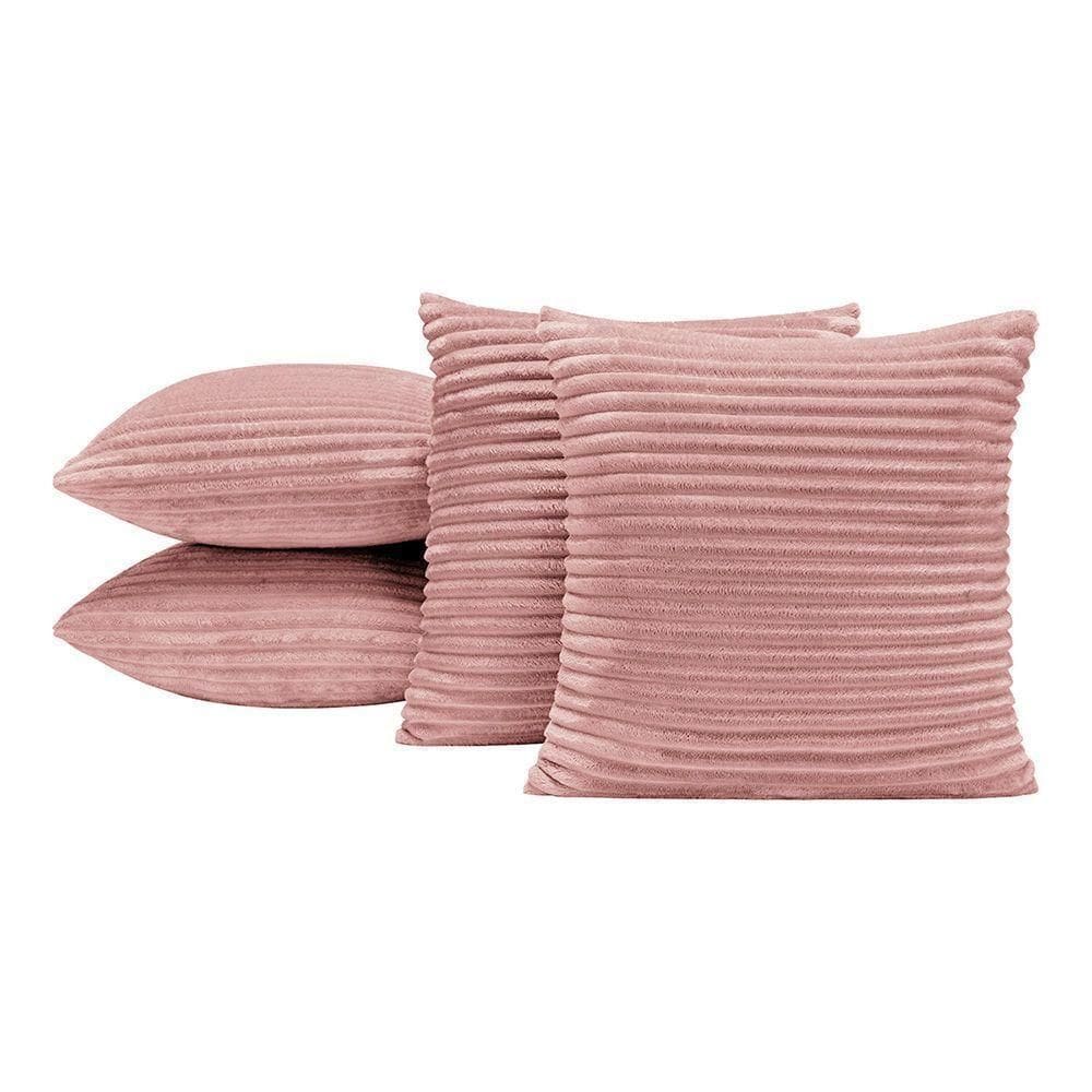 Capas De Almofadas Velvet Bariloche 45x45cm 04 Peças - Rosê
