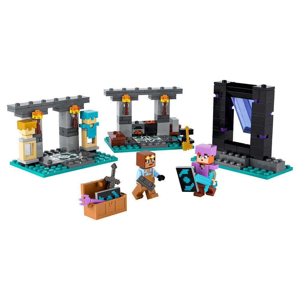 Bloco de Montar - Minecraft - O Arsenal - 203 peças - LEGO