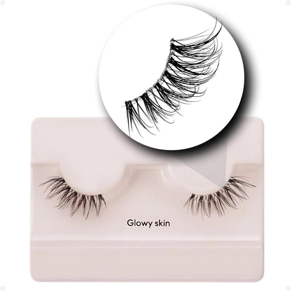 Cílios Postiços Kiss New York The New Natural Glowy Skin Metadinha NNH01B