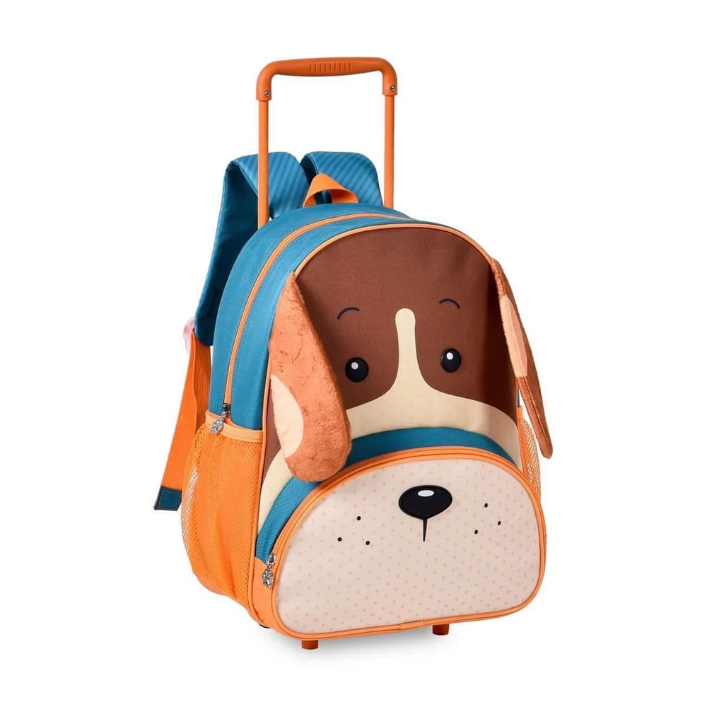 Mochila De Carrinho Cachorrinho Laranja 13\" CP24501B