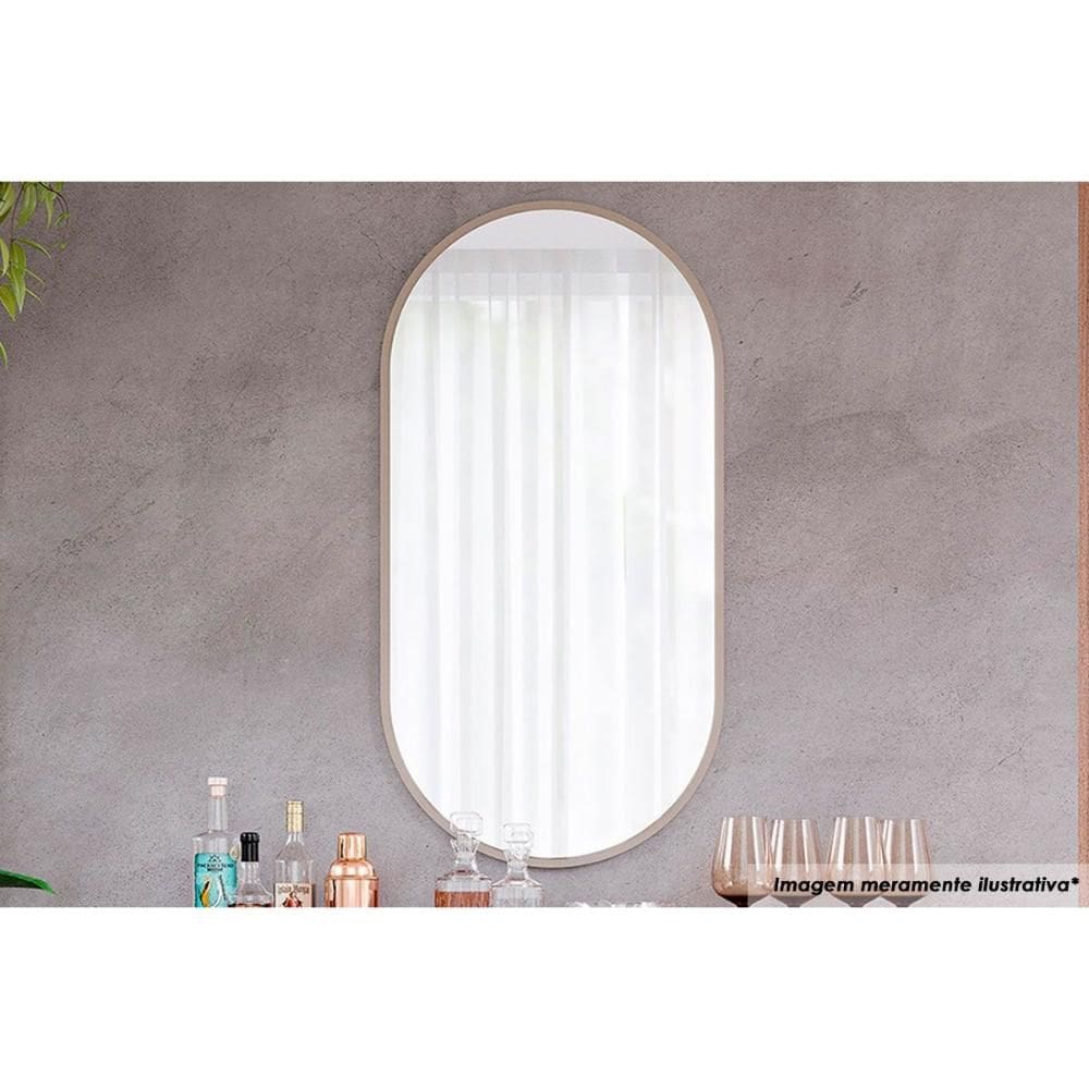 Espelheira de Banheiro Jade Off White - Cimol