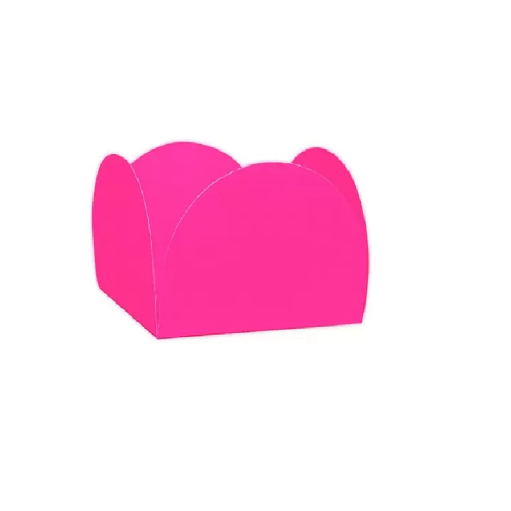 Forminha 4 Petalas Neon Pink C/50 Marques