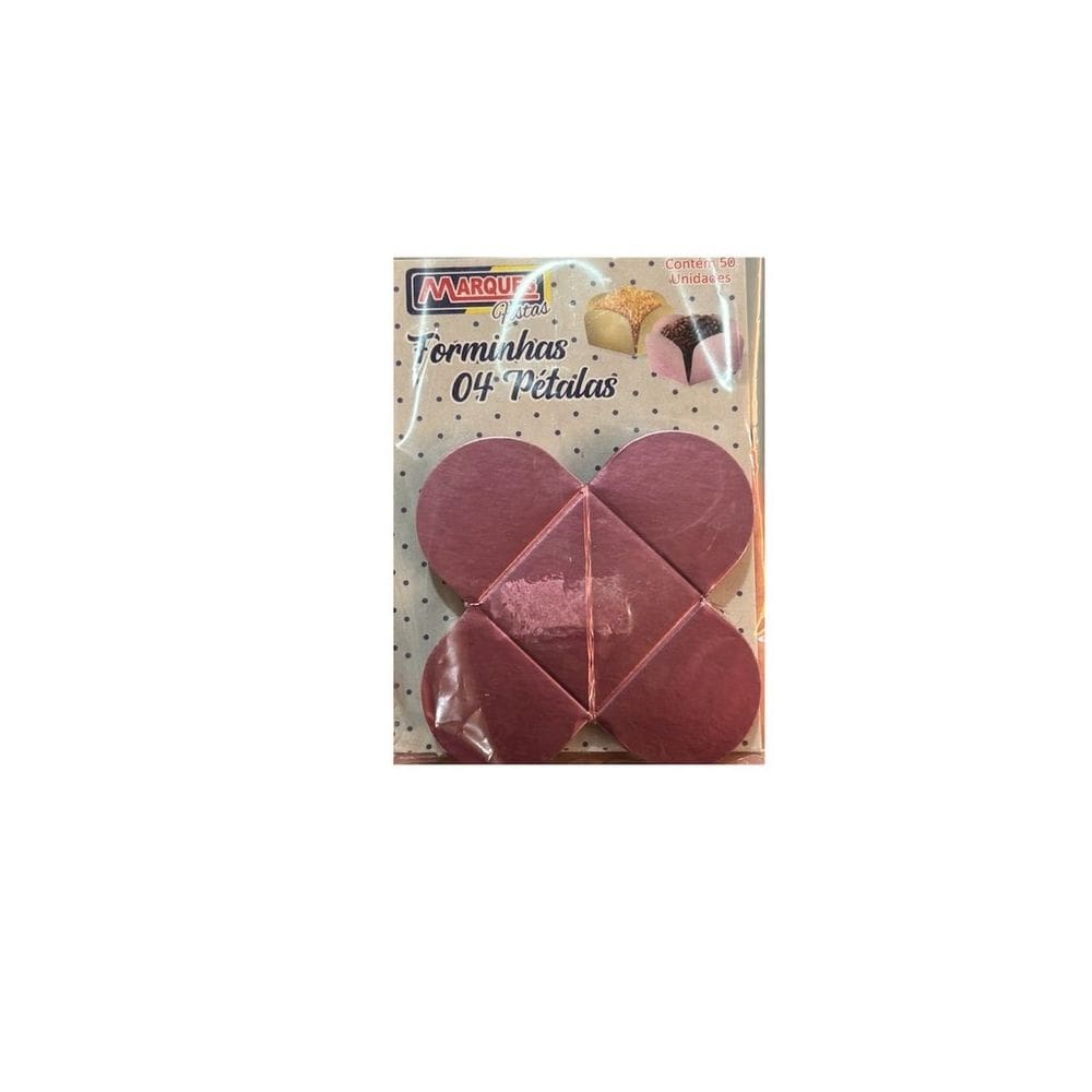 Forminha 4 Petalas Metal Rose C/50 Marques