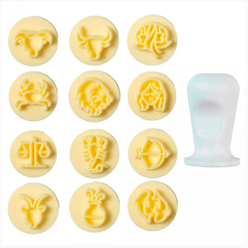 Kit Carimbos Signos Amarelo Bluestar