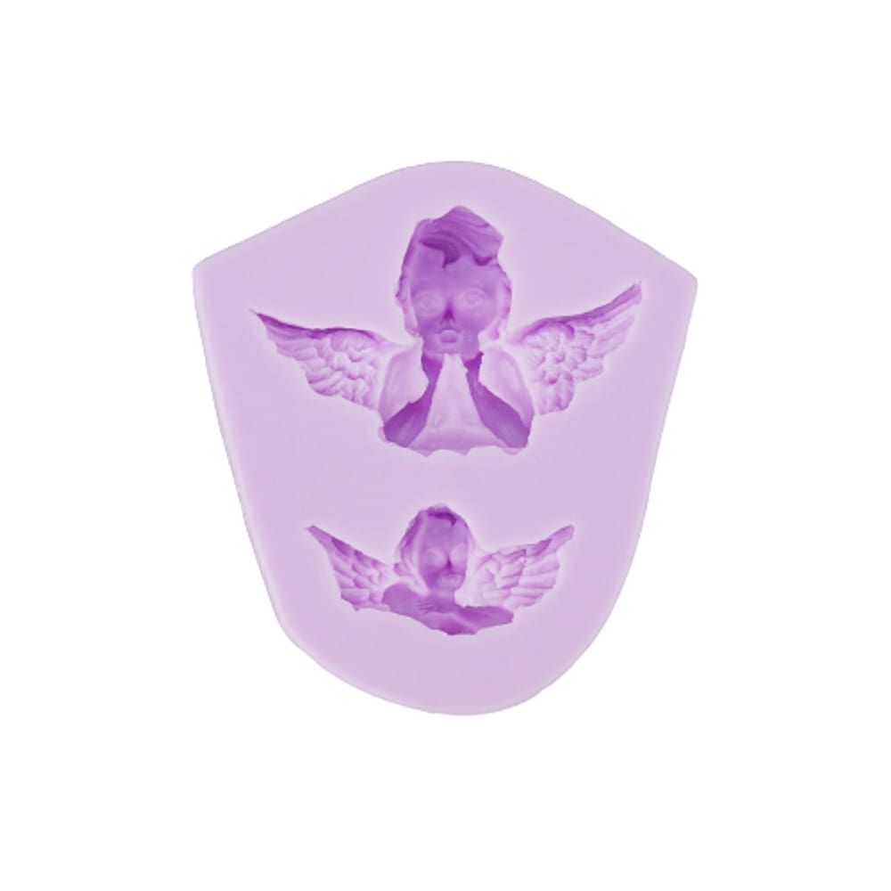 Molde Silicone Anjos C/2 Mod1044 Prime Chef
