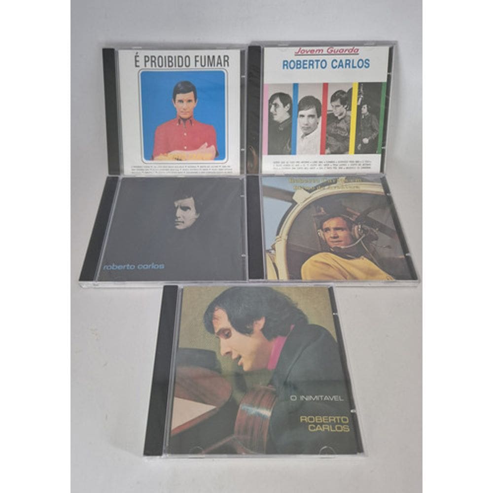 Kit 5 Cds Roberto Carlos - Ritmo De Aventura + 4 Cds