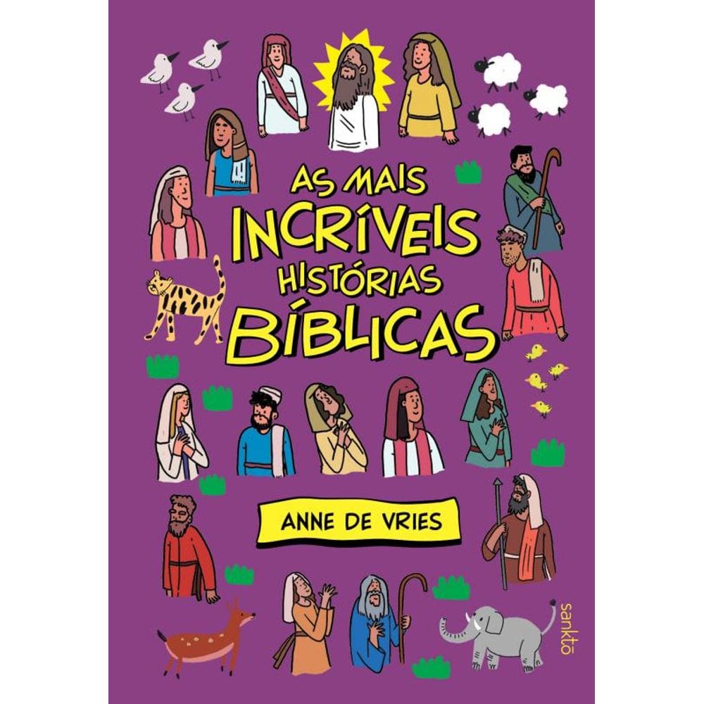 As mais incríveis histórias bíblicas: Bíblia infantil - Capa Roxa