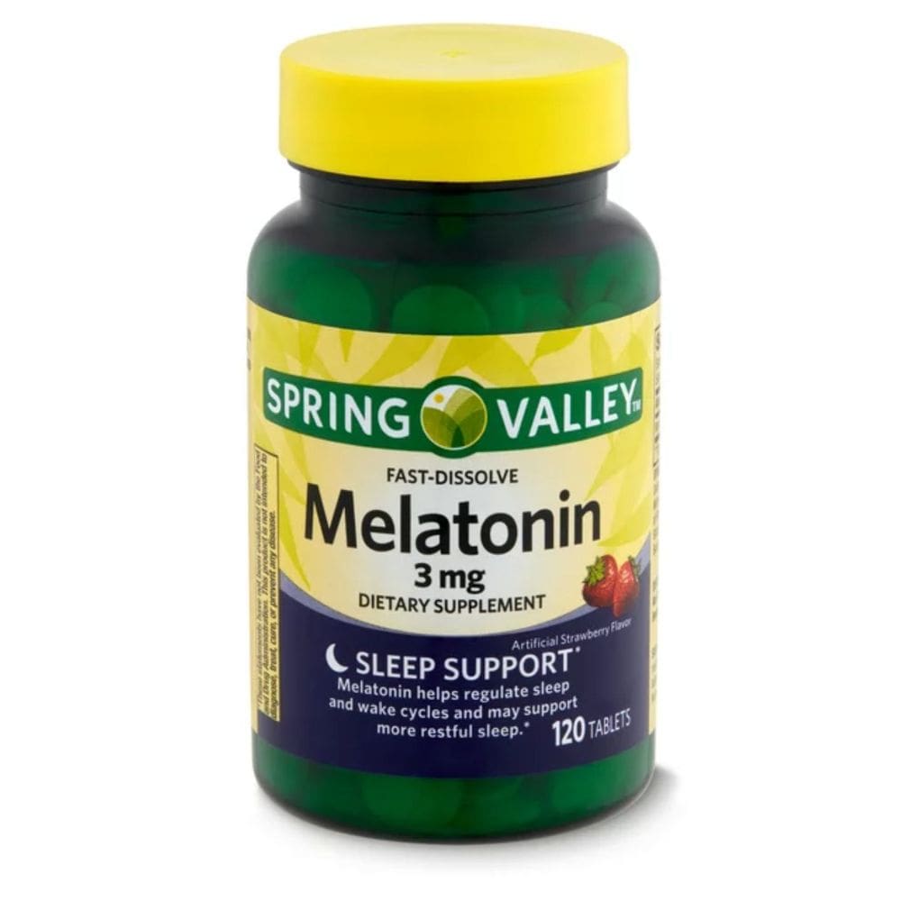 Indutor do sono 3mg subl. c/ 120 tablets - Spring Valley