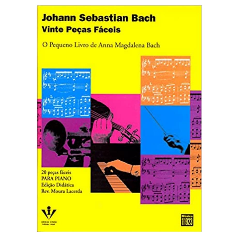 O Pequeno Livro de Anna Magdalena Bach - Piano, Teclado e Órgão - GÊNIOS DO TECLADO