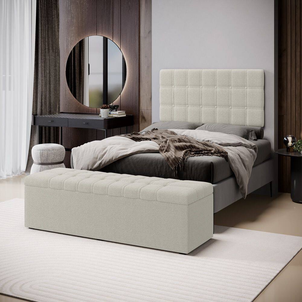 Kit Painel Rana 140 e Calçadeira Alpha Bouclê Aradecor