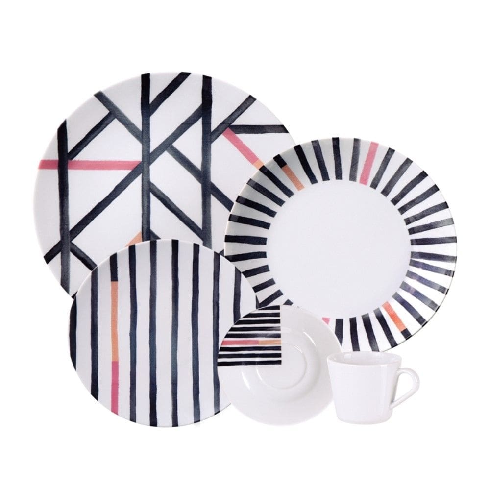 Aparelho de Jantar em Porcelana 20 Peças Street Tramontina