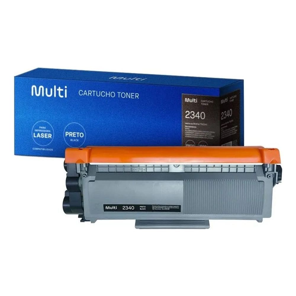 Cartucho Toner TN2340 Preto Compativel Com Brother - Multilaser