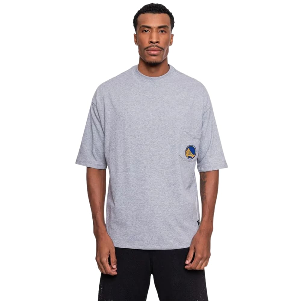 Camiseta Nba Masculina Warriors Pocketing Oversize