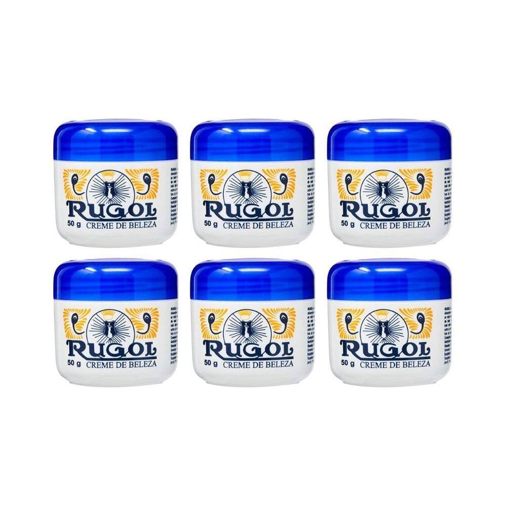 Creme Rugol Pote 50G - Kit Com 6Un