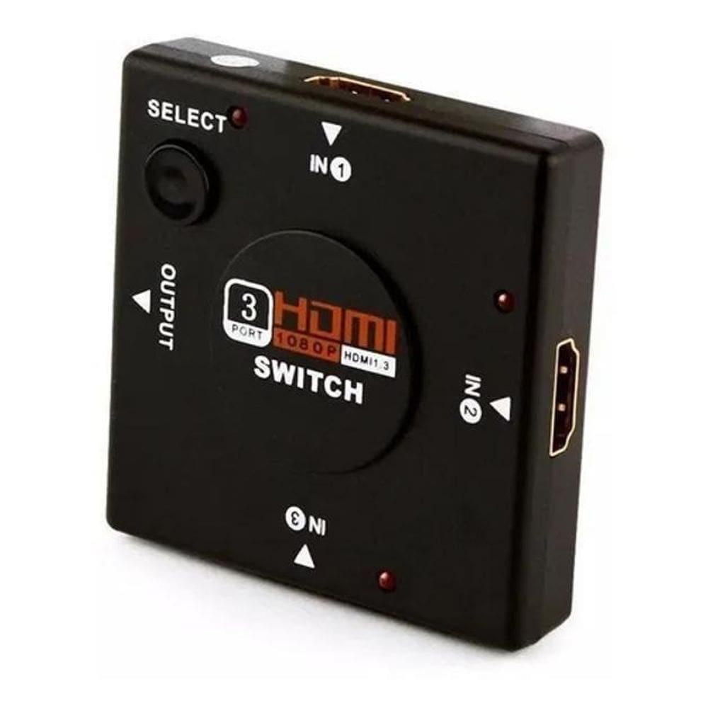 Adaptador Switch 3X1 Divisor 3 Portas 1080P Hdmi Mb Tech