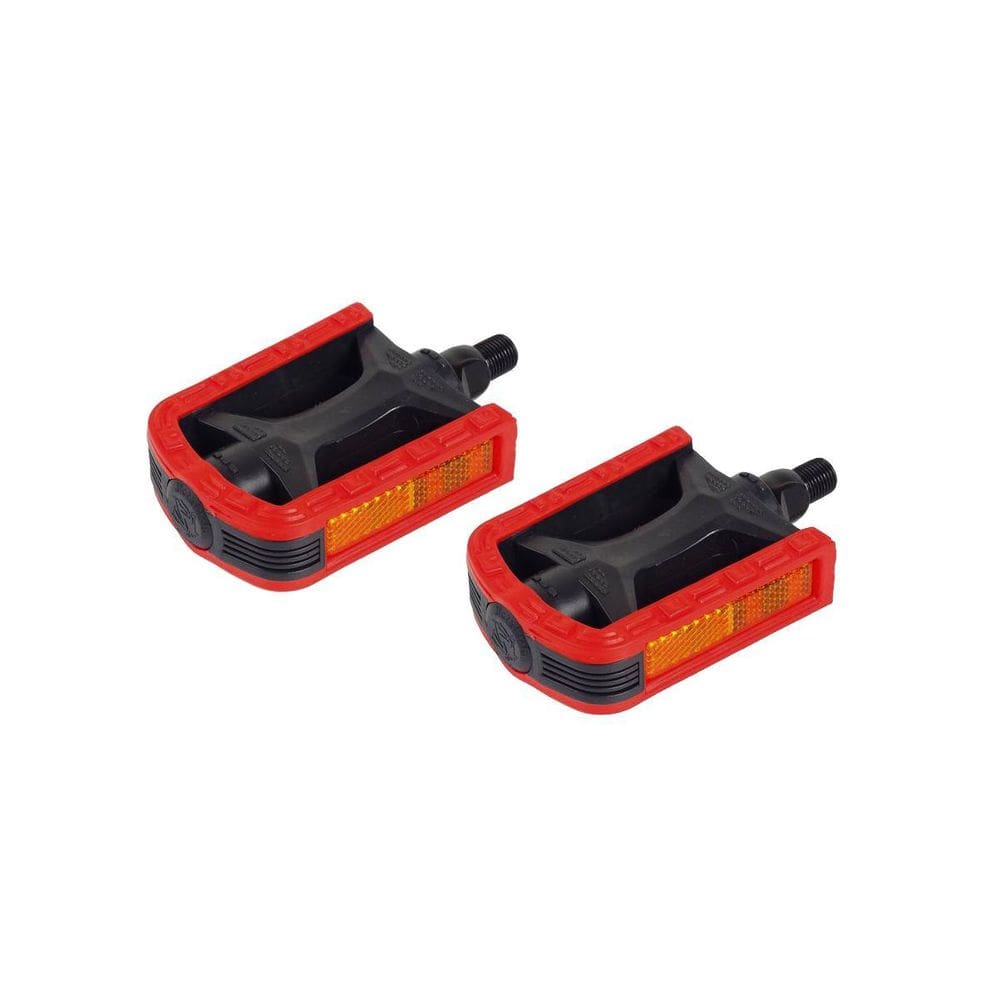 Par De Pedal Bicicleta 29/26/24 - Vermelho - Rosca Fina