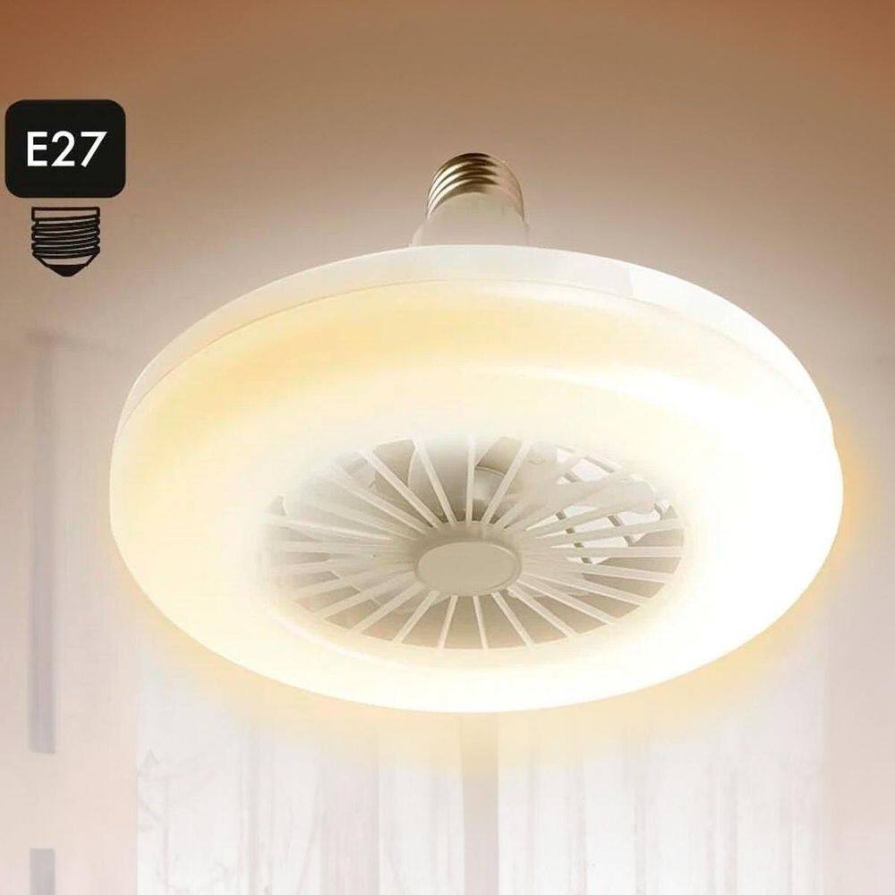 Ventilador De Teto Led Iluminação E Conforto Com Controle