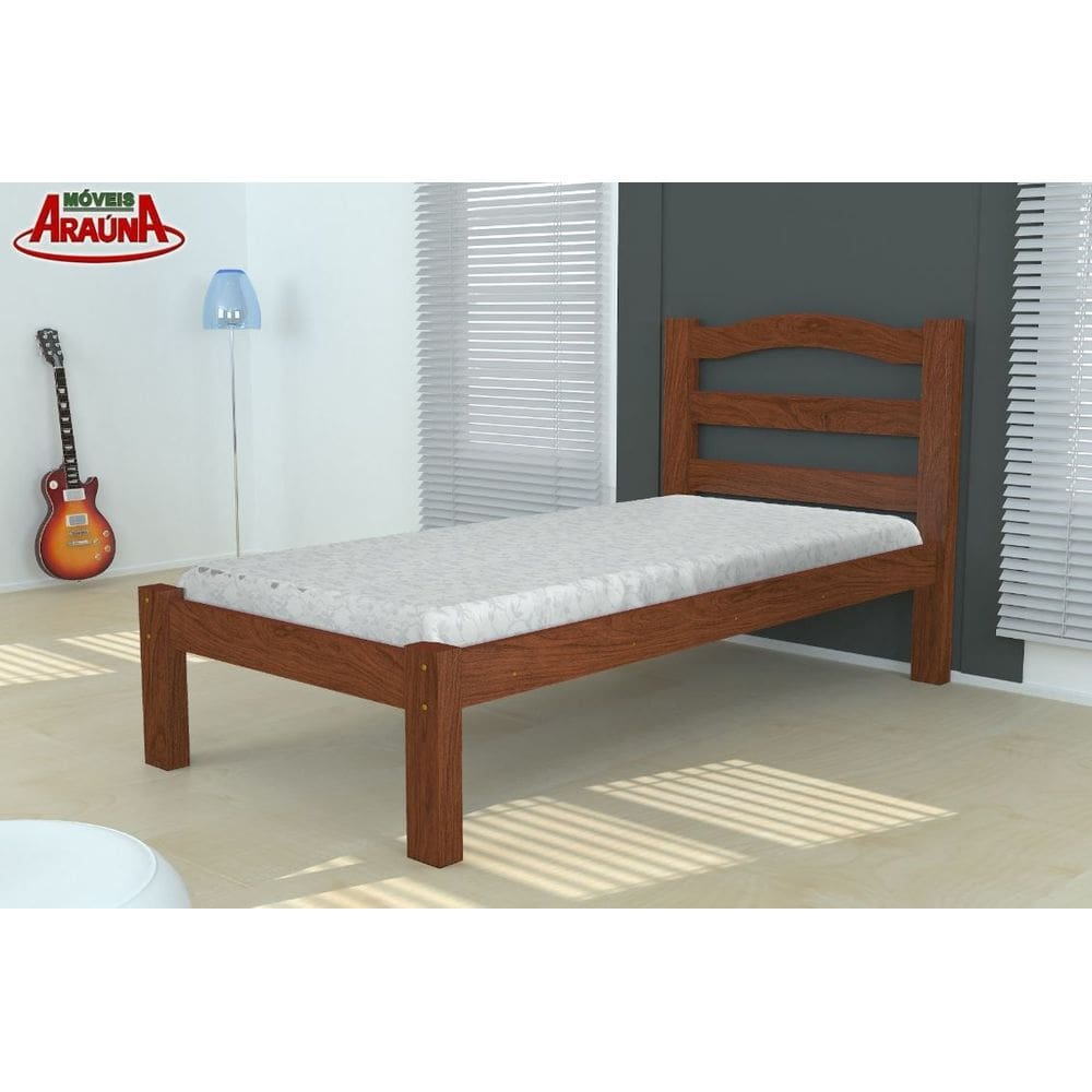 CAMA SOLTEIRO ROBUSTA AMÊNDOA 88cm