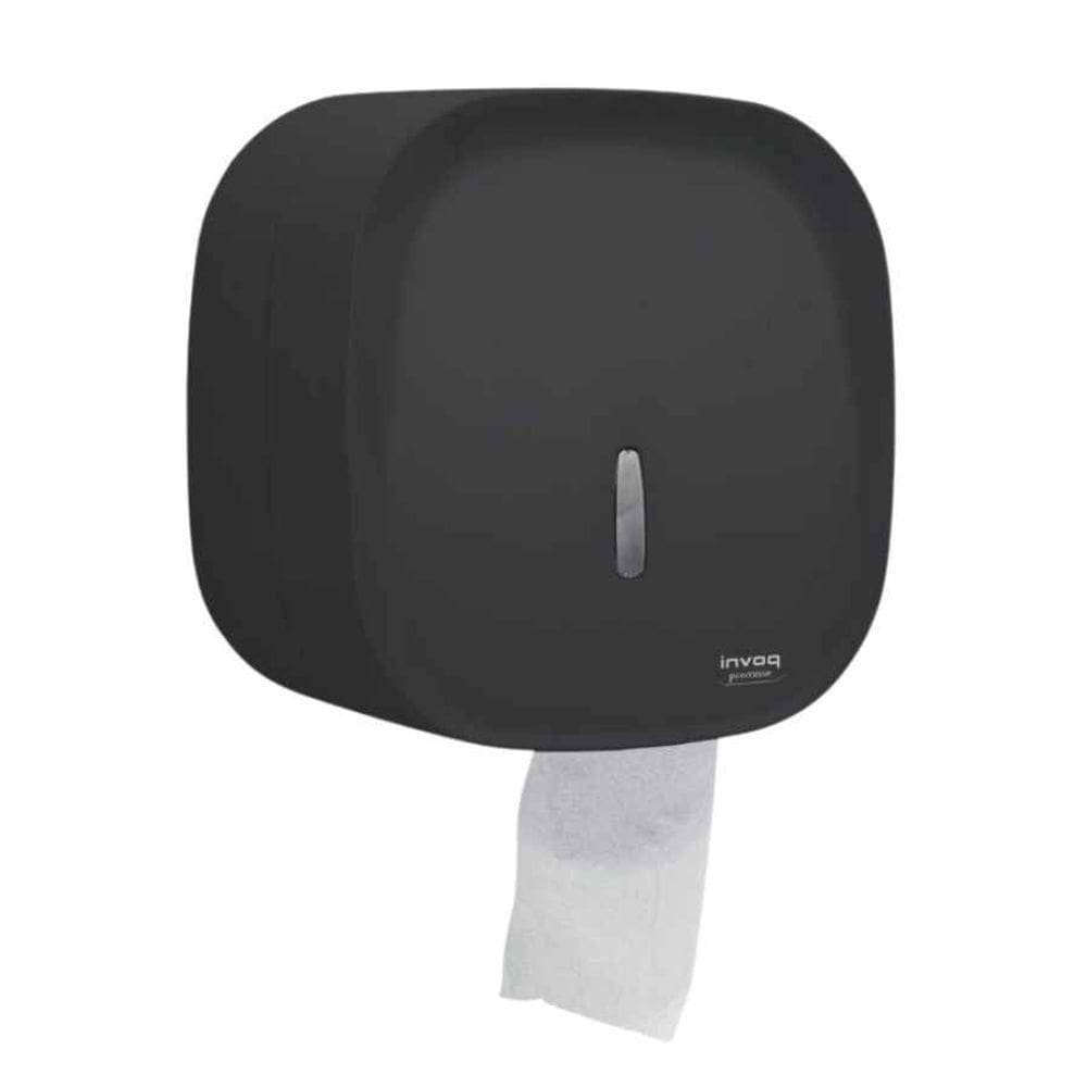 Suporte Para Papel Higiênico Rolão 300mts Preto Invoq Premisse