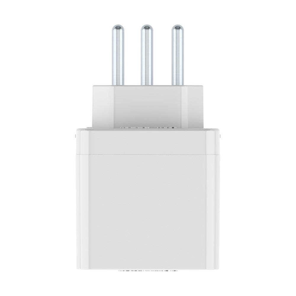 Plug Protector Qualitronix QPP03B | 3 Pinos, 10A, Branco