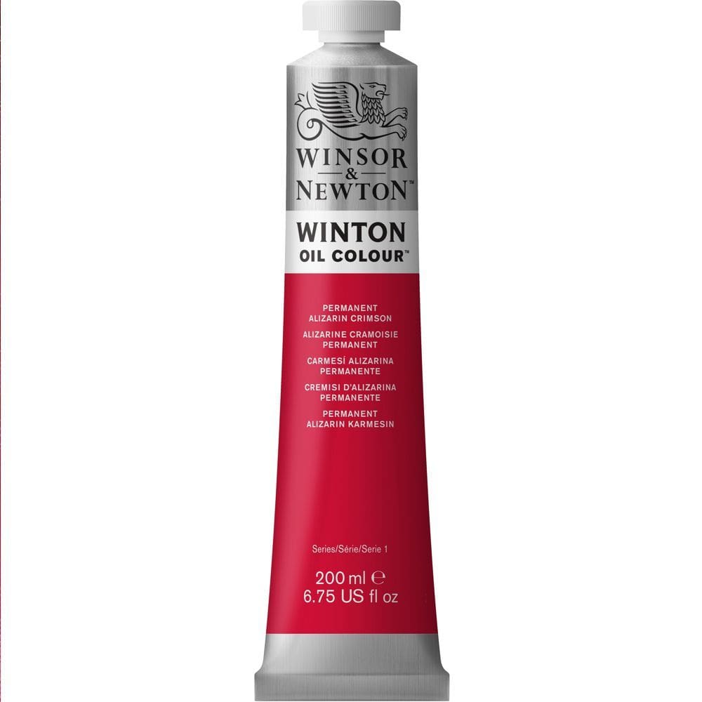Tinta óleo Winsor & Newton Winton 200ml 468 Permanent Alizarin Crimson 1437