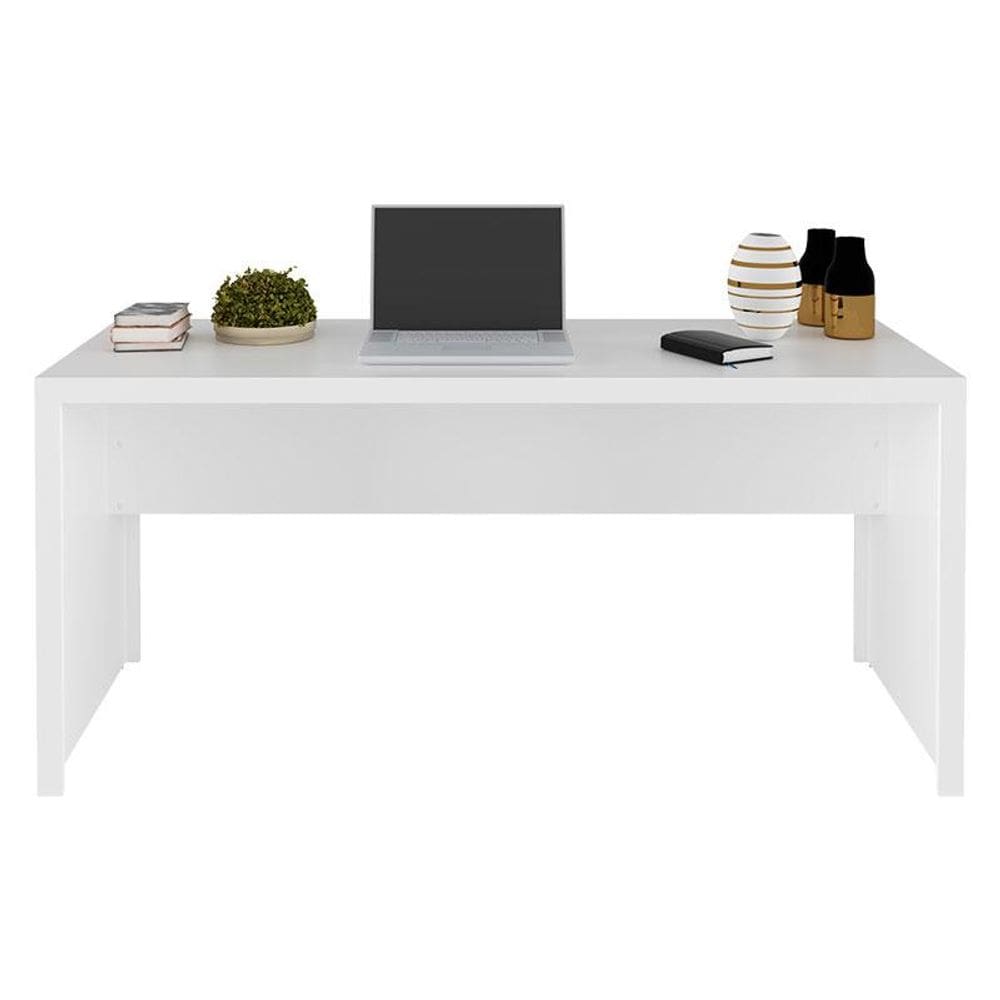 Mesa Para Escritório ME4109 Branco - Tecnomobili