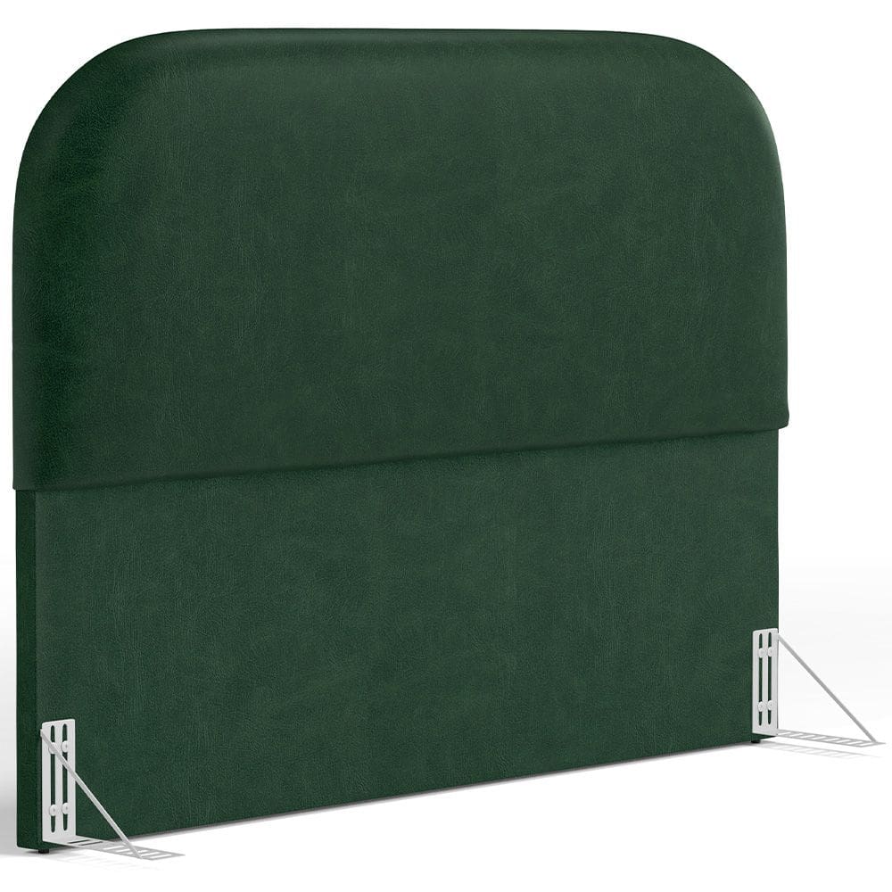 Cabeceira Cama Box Queen 160cm Orgânica Lanna W01 Couríssimo Verde - Lyam Decor