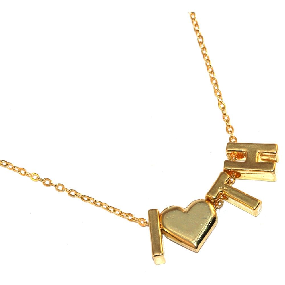 Colar Cordão Amo Thiaguinho Folheado Ouro 18k