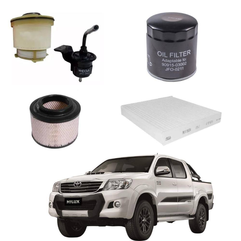 Kit Troca Óleo Toyota HILUX TDI (CD/CS) 2012 A 2015 WKU501