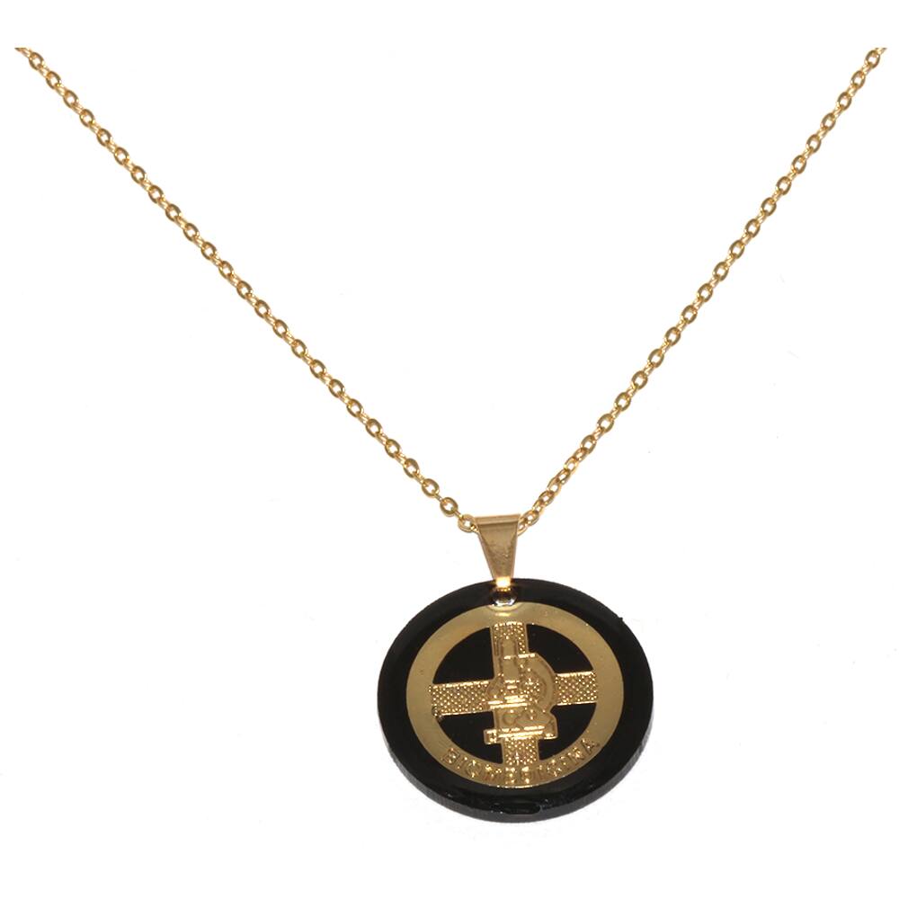 Colar Cordão Biomedicina Biomédica Folheado Ouro 18k