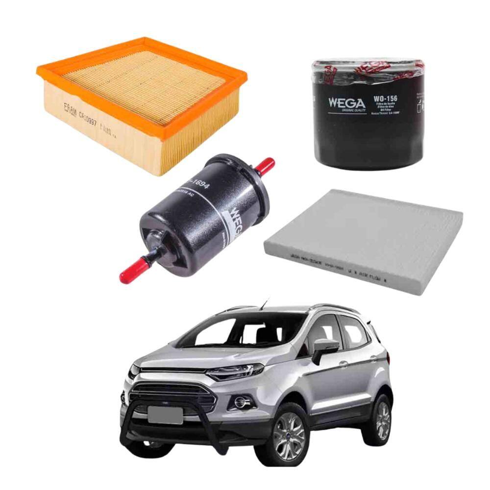 Kit Filtro Troca Óleo Ecosport 2015 A 2018 WKL160 Wega