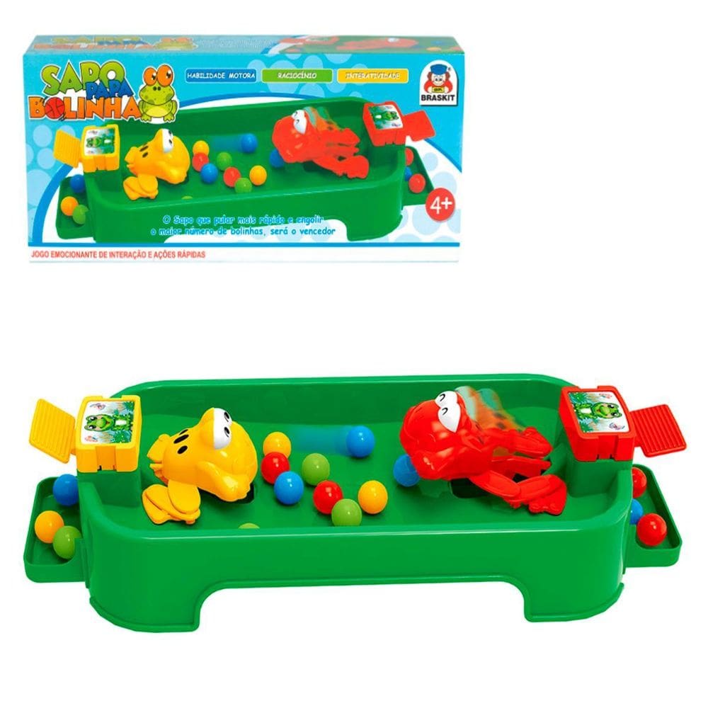 Brinquedo Sapo Papa Bolinha Come Bolinhas - Braskit