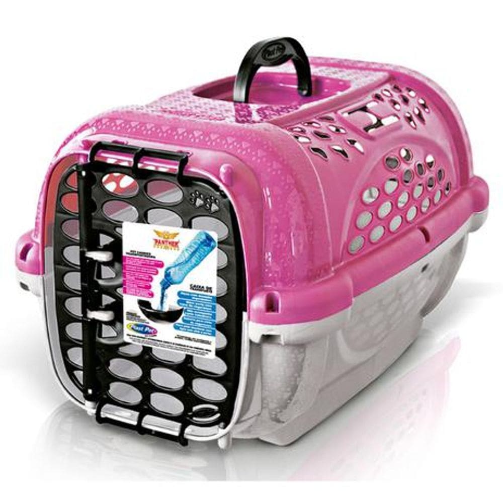 Plast Pet Caixa Transporte Panther Nº1 Rosa (412)