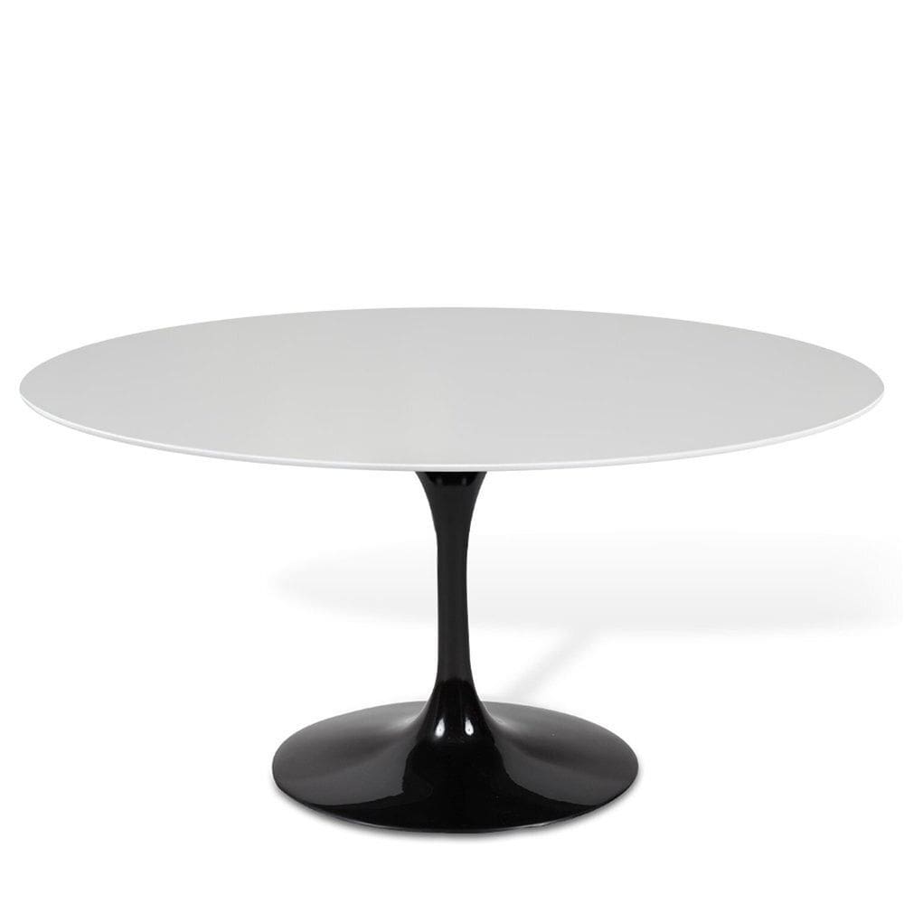 Mesa Saarinen Tulipa Oval 120cm X 80cm Branco